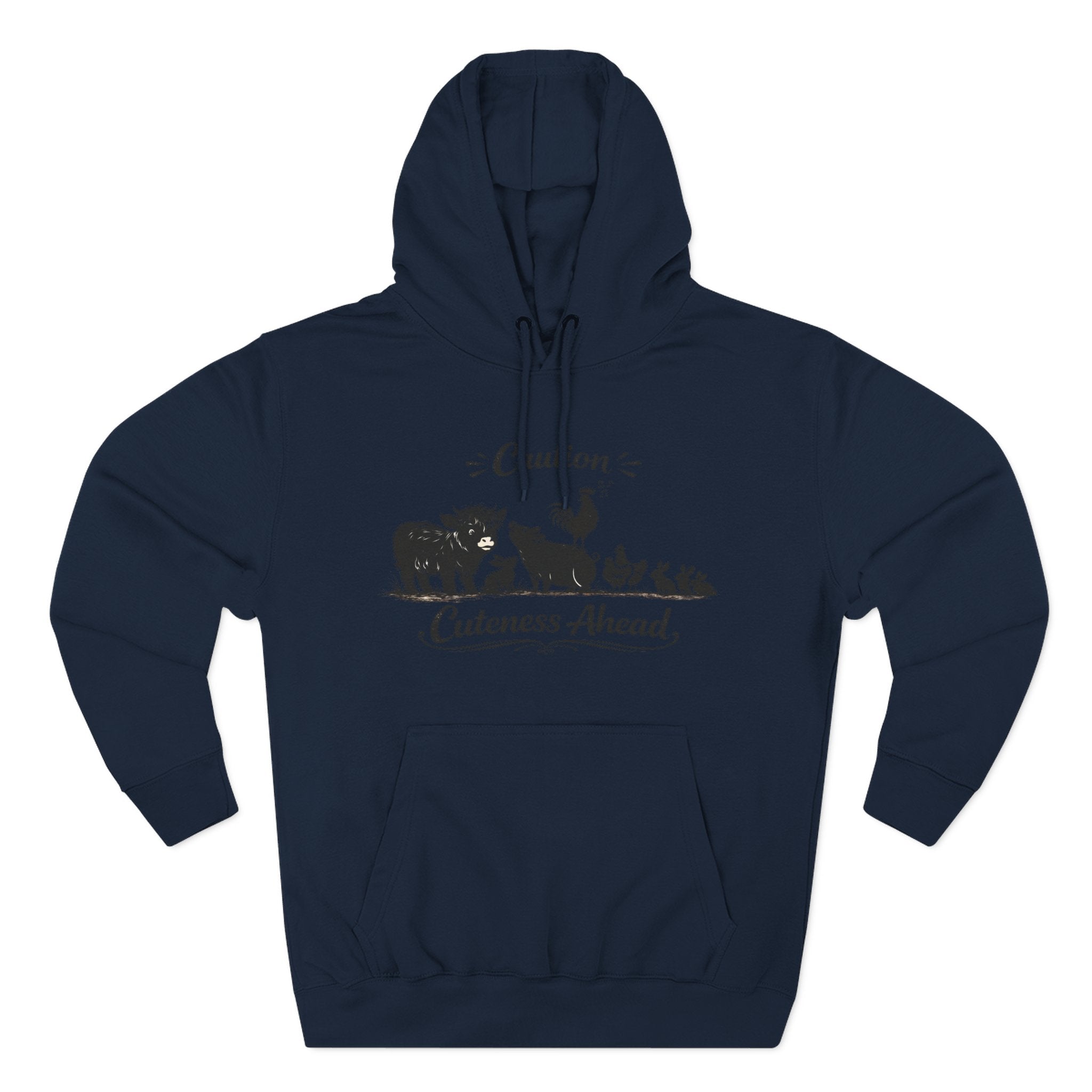 Caution Cuteness Ahead Hoodie — Ironwood Living Fleece Pullover