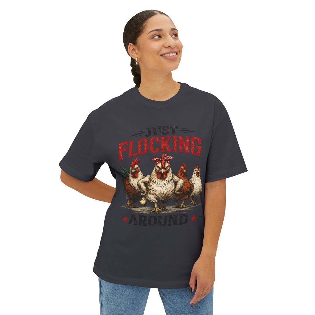 Just Flocking Around Chicken T-Shirt