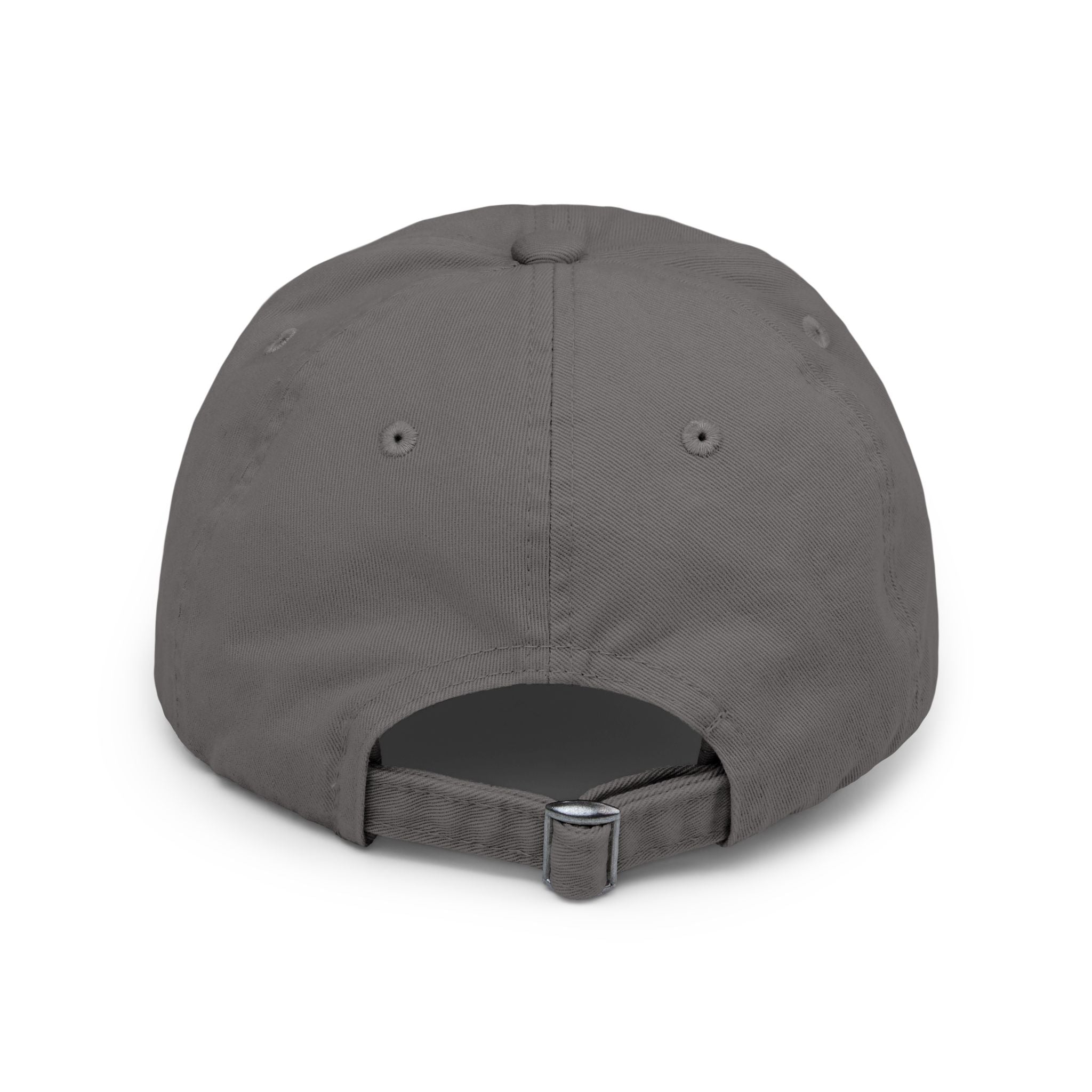 Distressed Dad Hat - 'Poke Around and Find Out' Mountain Skull Graphic Cap
