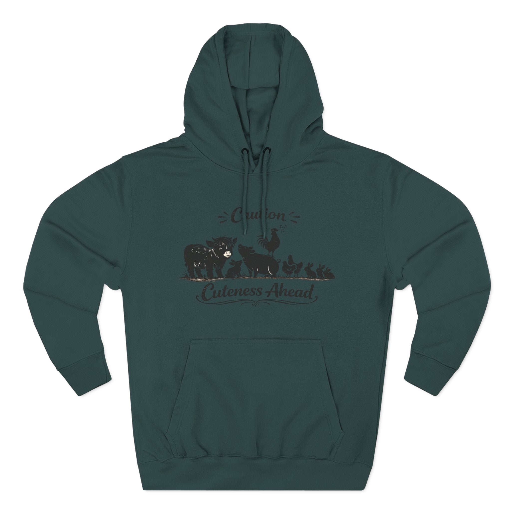 Caution Cuteness Ahead Hoodie — Ironwood Living Fleece Pullover