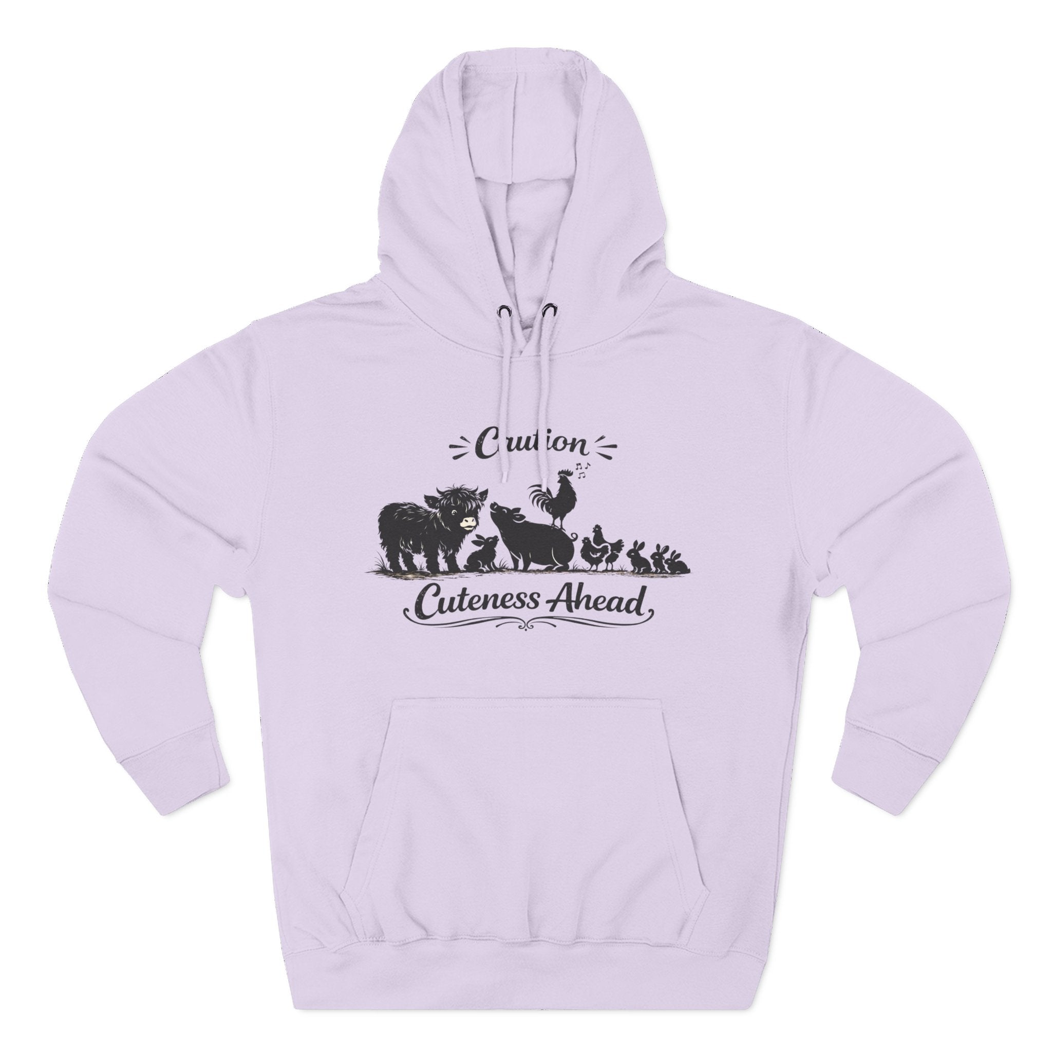 Caution Cuteness Ahead Hoodie — Ironwood Living Fleece Pullover