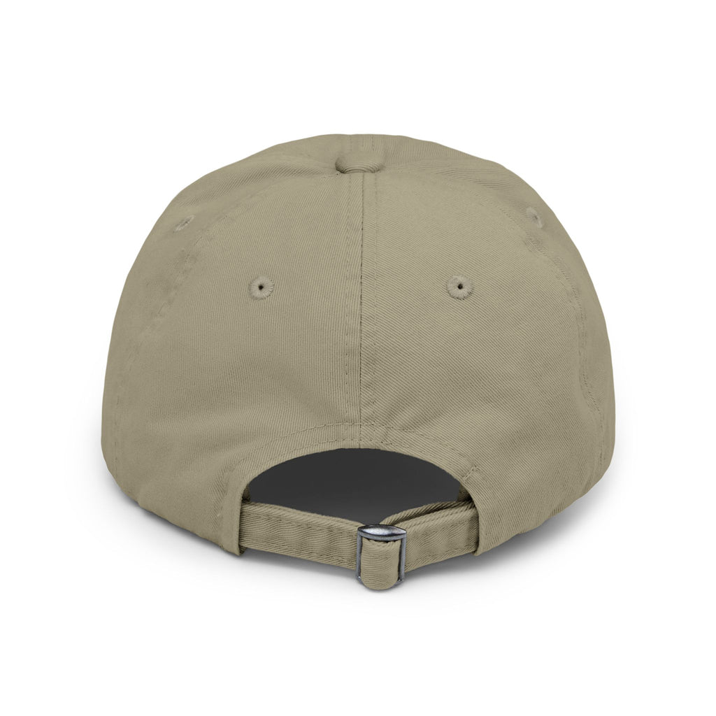 Distressed Dad Hat - 'Poke Around and Find Out' Mountain Skull Graphic Cap