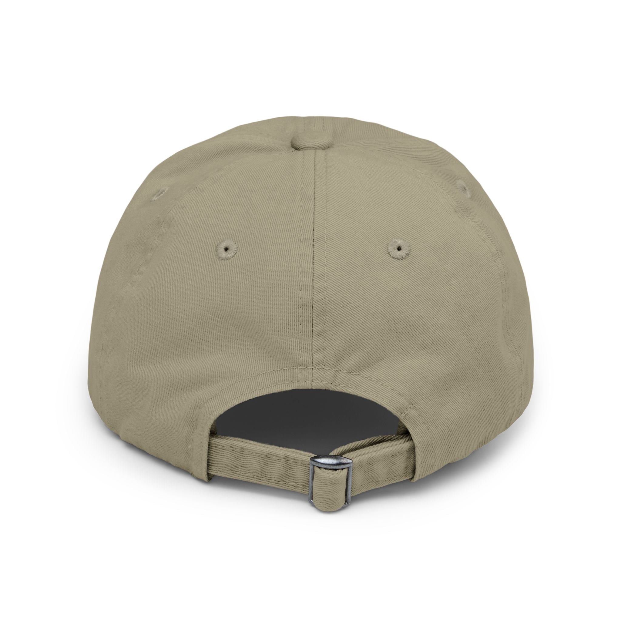 Distressed Dad Hat - 'Poke Around and Find Out' Mountain Skull Graphic Cap