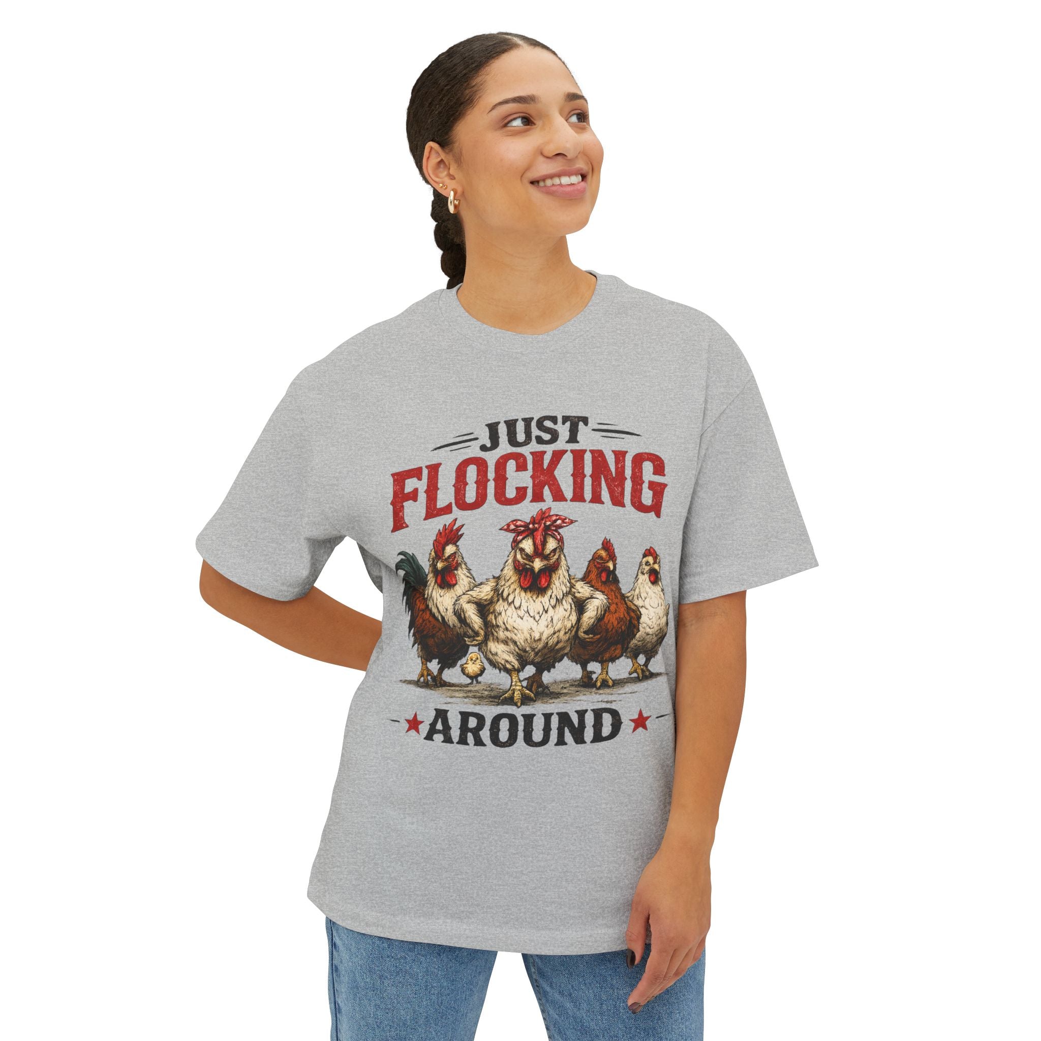 Just Flocking Around Chicken T-Shirt