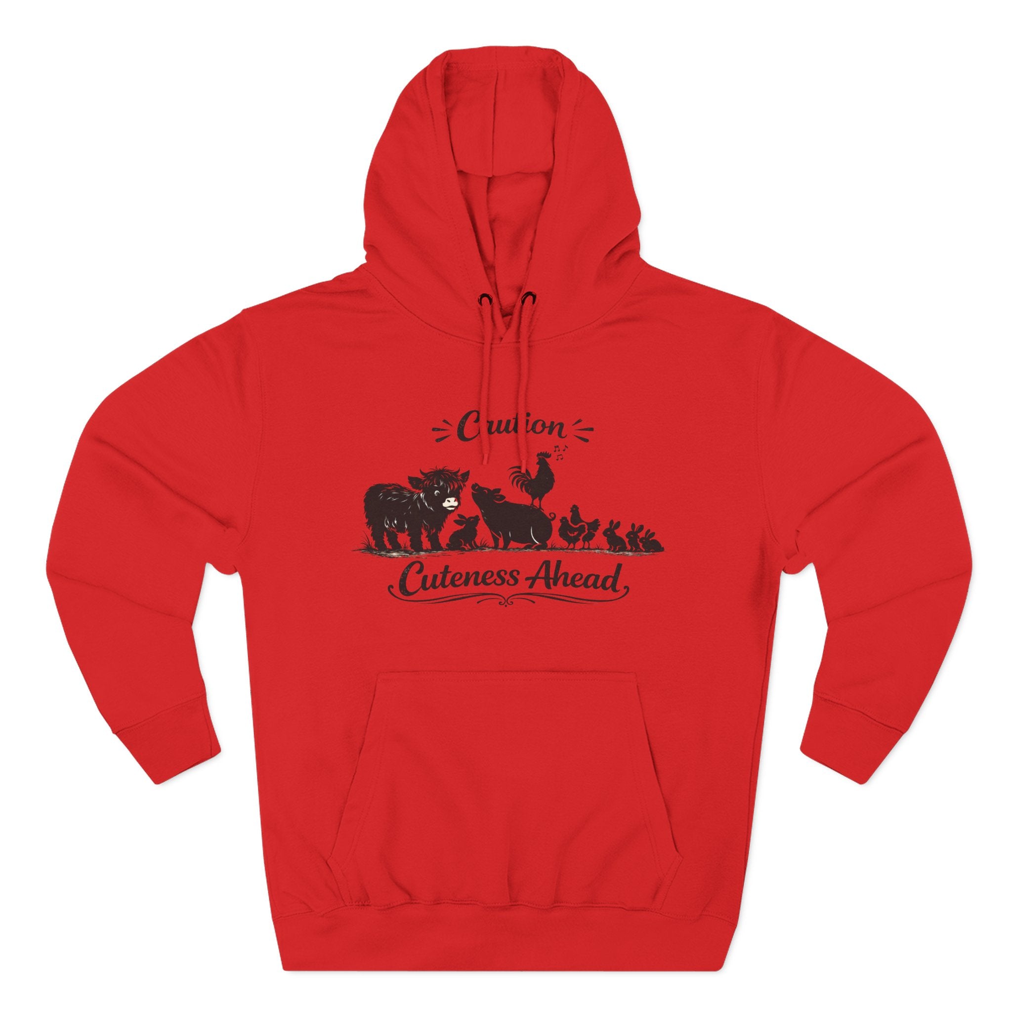 Caution Cuteness Ahead Hoodie — Ironwood Living Fleece Pullover