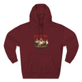 Funny Chicken Hoodie — "Just Flocking Around" Farm Animal Pullover