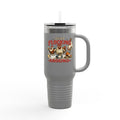 40oz Insulated Travel Mug — “Just Flocking Around” Thermal Tumbler