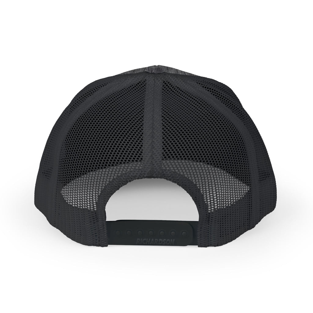 Snapback Trucker Cap — 'Peek Around & Find Out' Bigfoot Graphic Hat