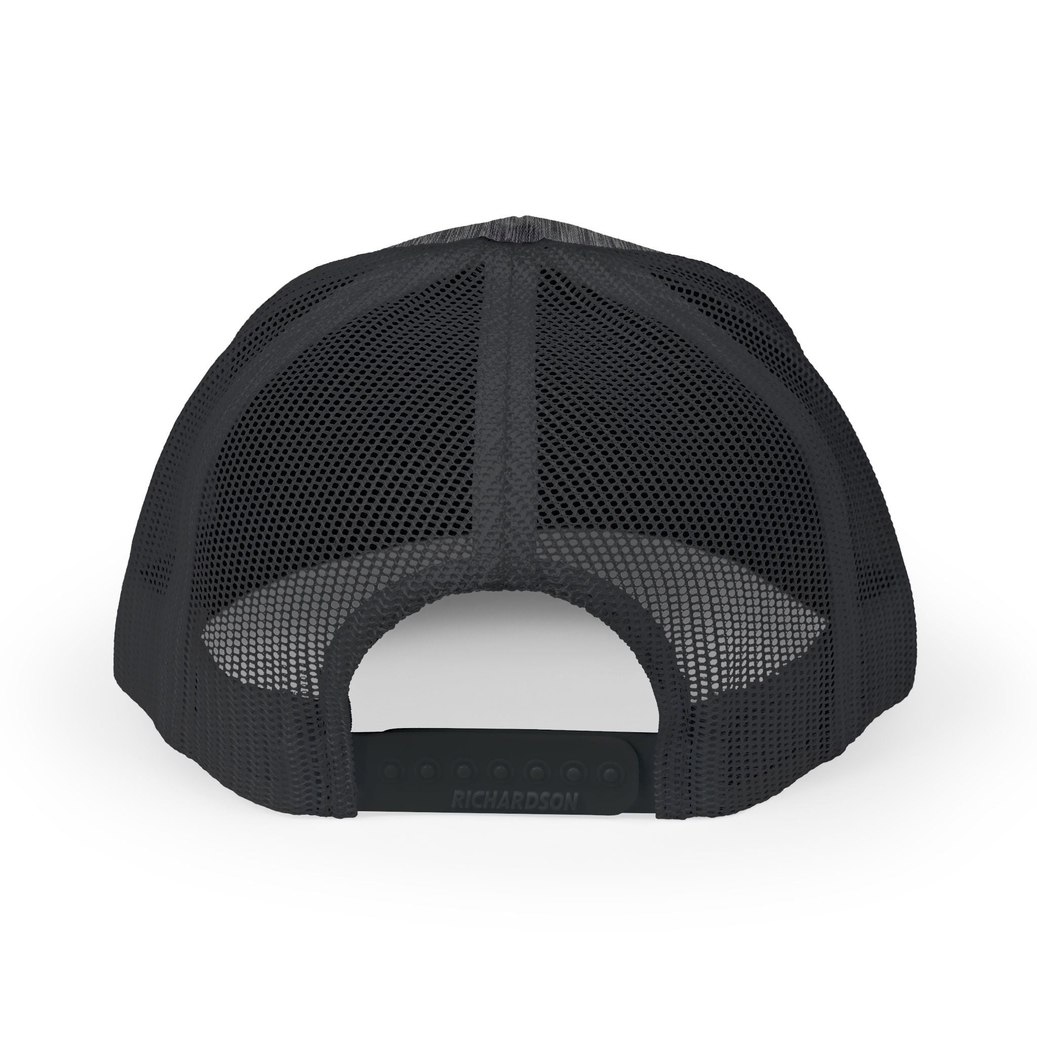 Snapback Trucker Cap — 'Peek Around & Find Out' Bigfoot Graphic Hat