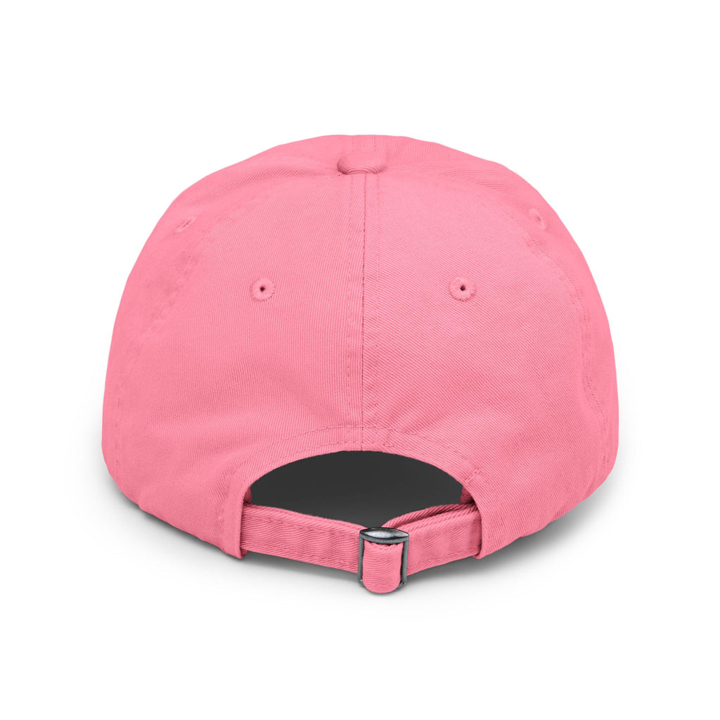 Distressed Dad Hat - 'Poke Around and Find Out' Mountain Skull Graphic Cap