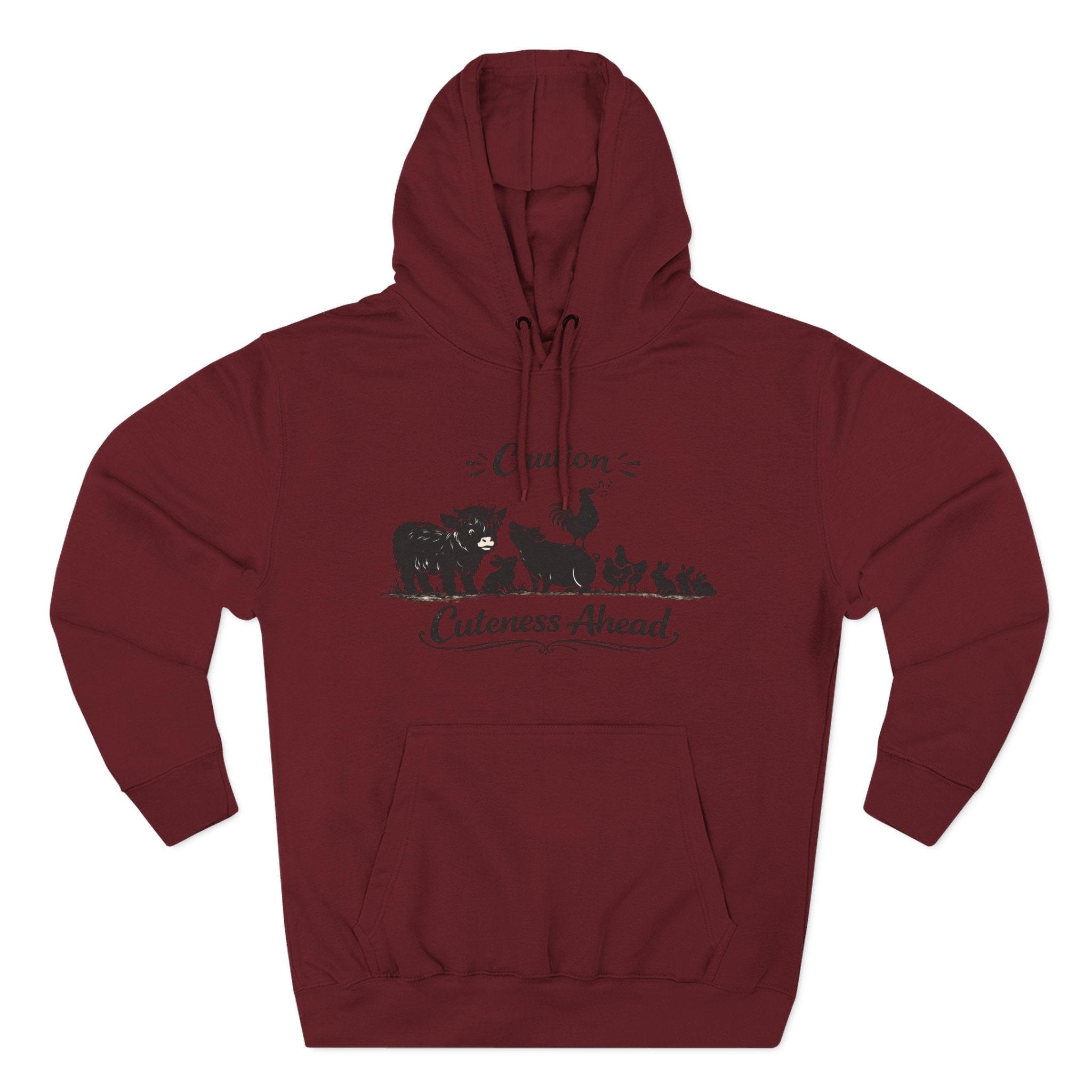 Caution Cuteness Ahead Hoodie — Ironwood Living Fleece Pullover