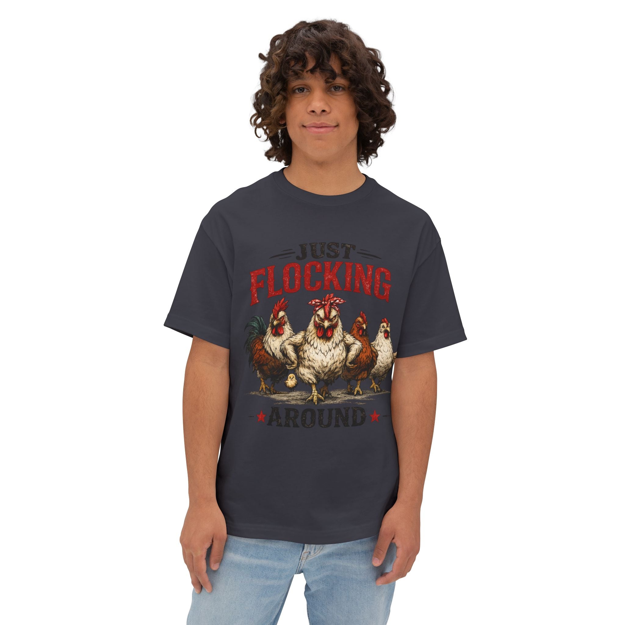 Just Flocking Around Chicken T-Shirt