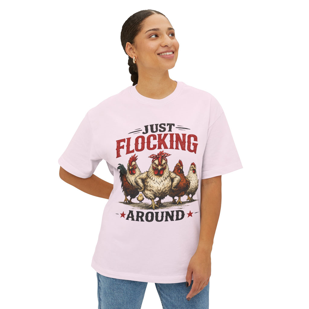 Just Flocking Around Chicken T-Shirt