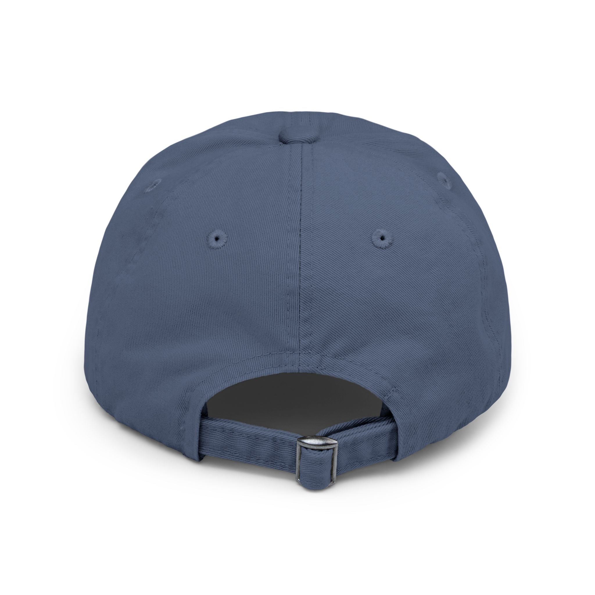 Distressed Dad Hat - 'Poke Around and Find Out' Mountain Skull Graphic Cap