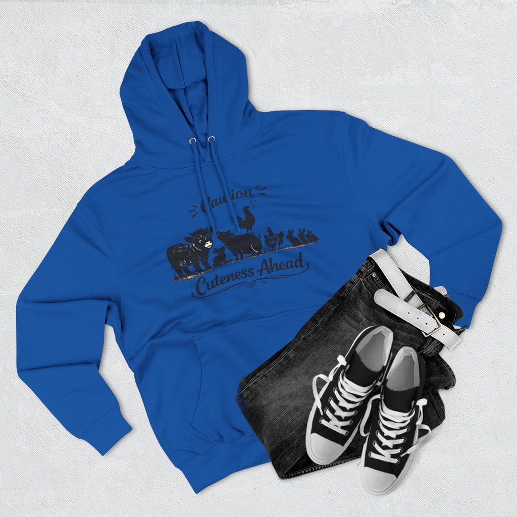 Caution Cuteness Ahead Hoodie — Ironwood Living Fleece Pullover