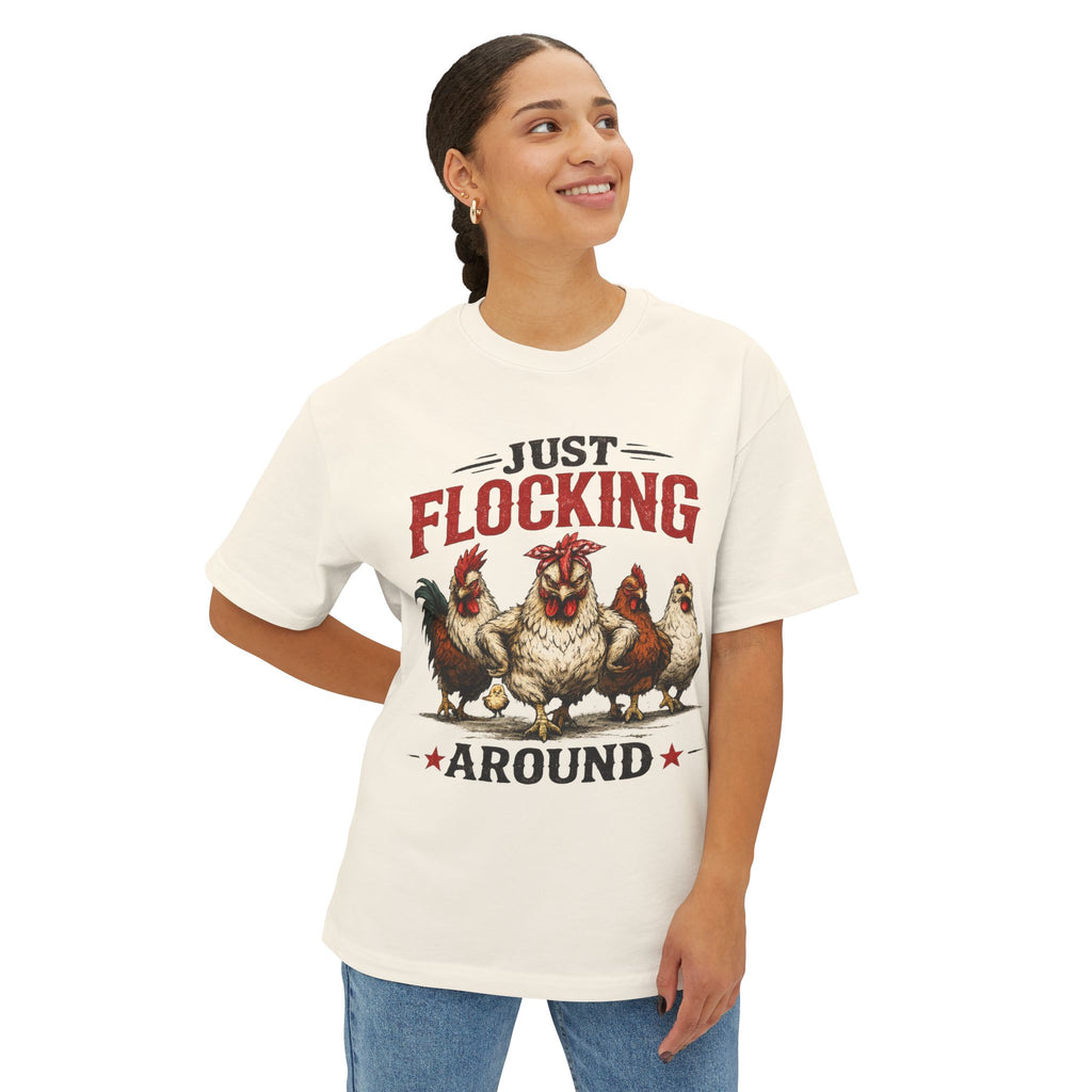 Just Flocking Around Chicken T-Shirt